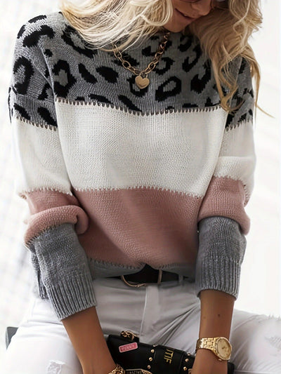 Lela - Bold Leopard Sweater