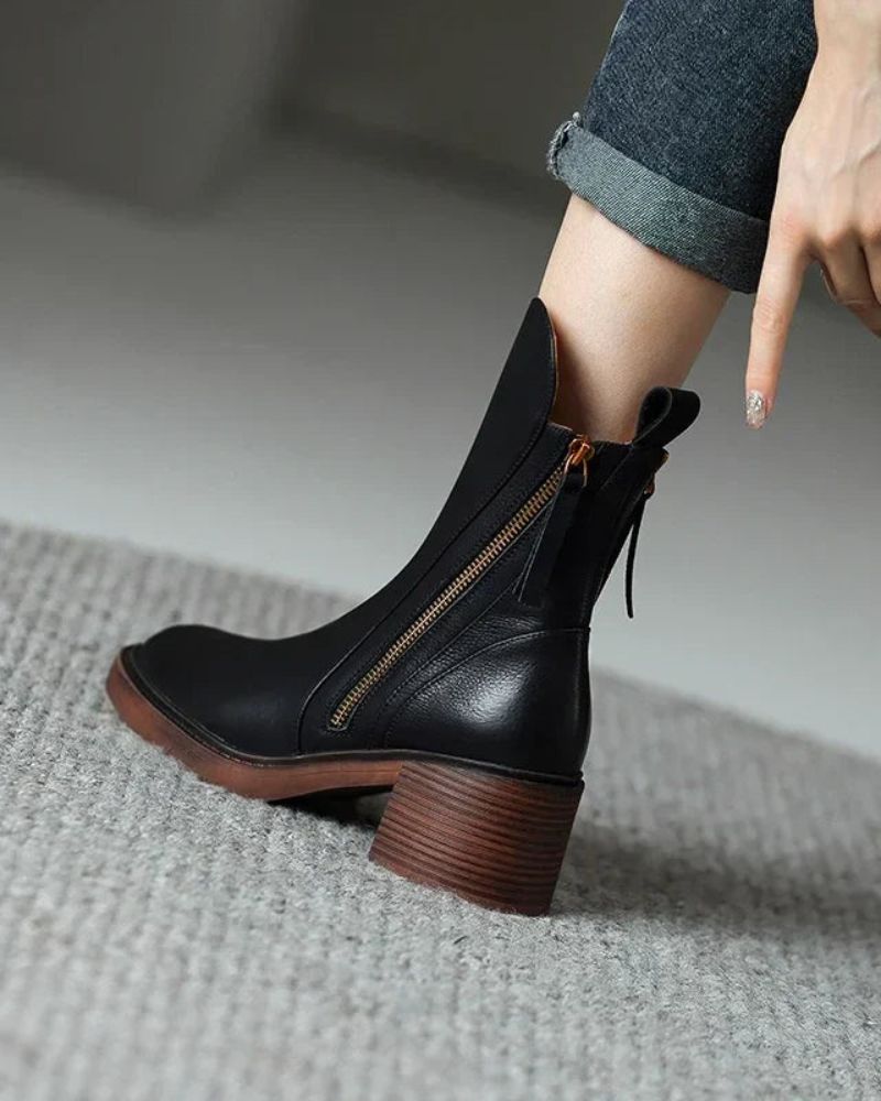 Jem | Orthopedic leather ankle boots