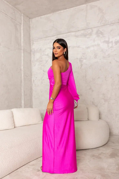 Natalie | Elegant One-Shoulder Maxi Dress