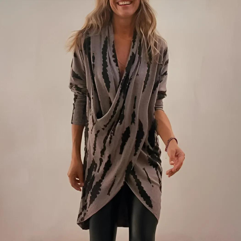 Elise - Luxe V-Neck Tunic with Relaxed Fit