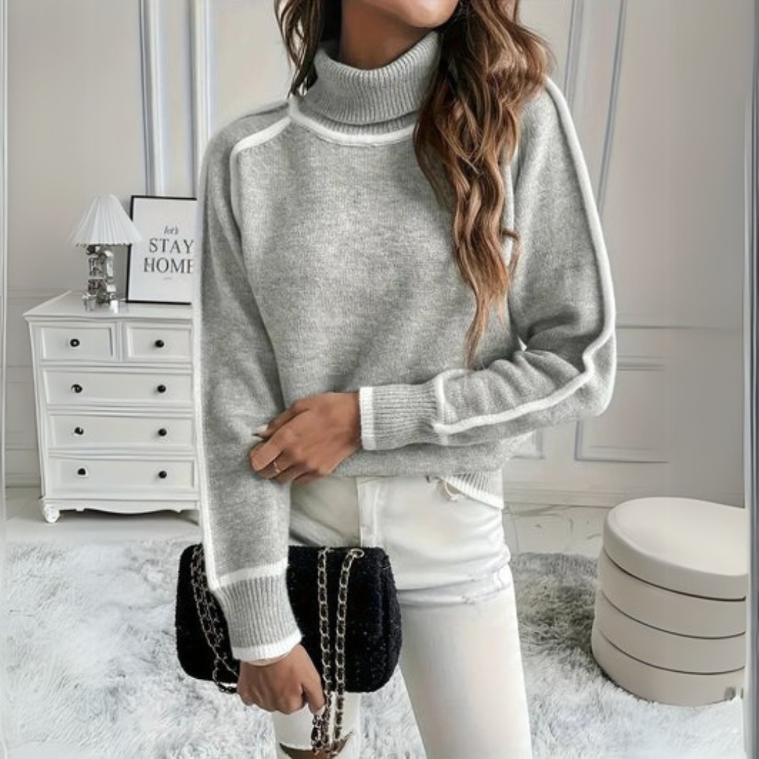 Aurora - Chic Turtleneck Knitwear