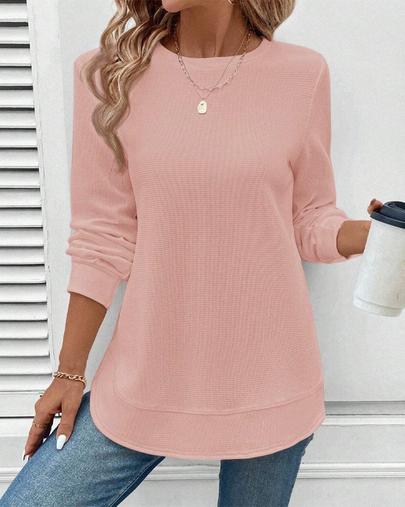 Alisa - Long Sleeve Comfortable Top