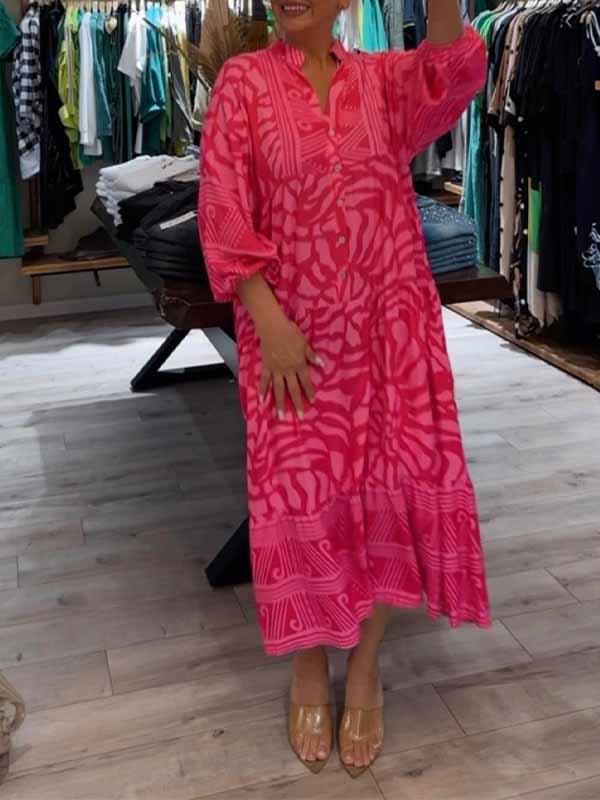 Avery | V-neck dress with print