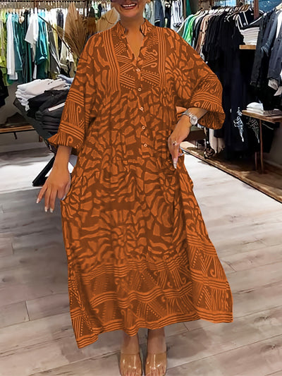 Avery | V-neck dress with print