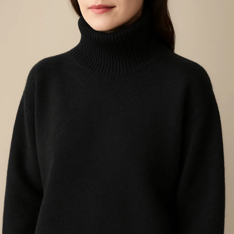 Amelie | Opulent Cashmere Blend Turtleneck Sweater