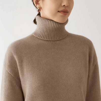 Amelie | Opulent Cashmere Blend Turtleneck Sweater
