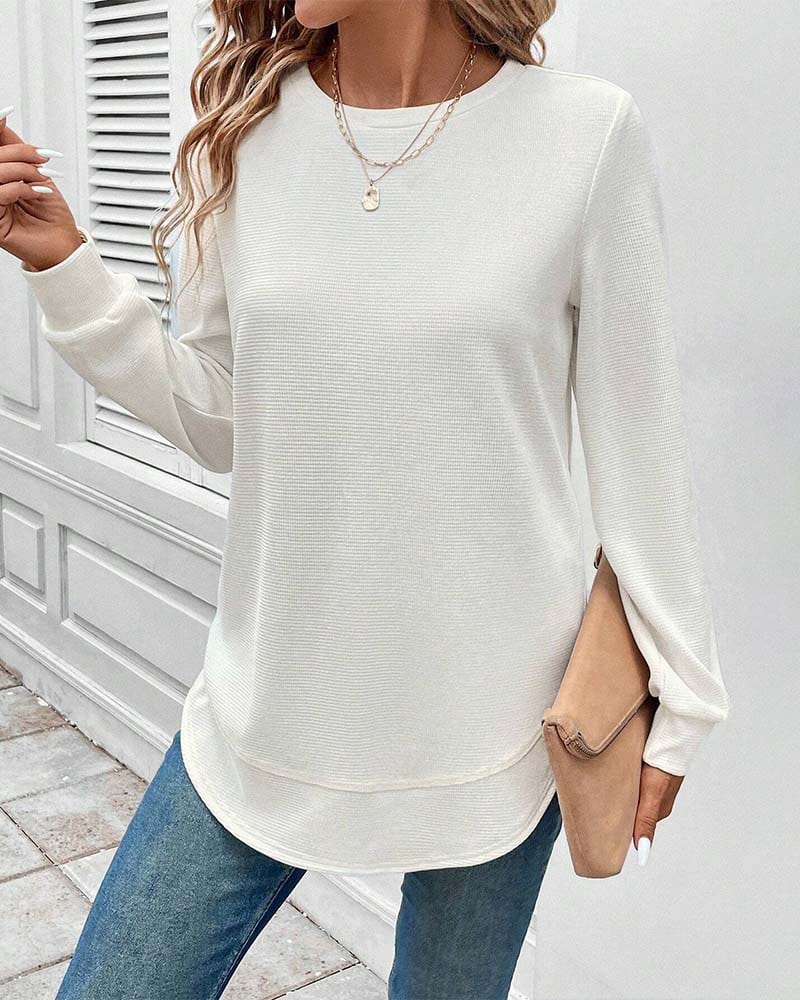 Alisa - Long Sleeve Comfortable Top