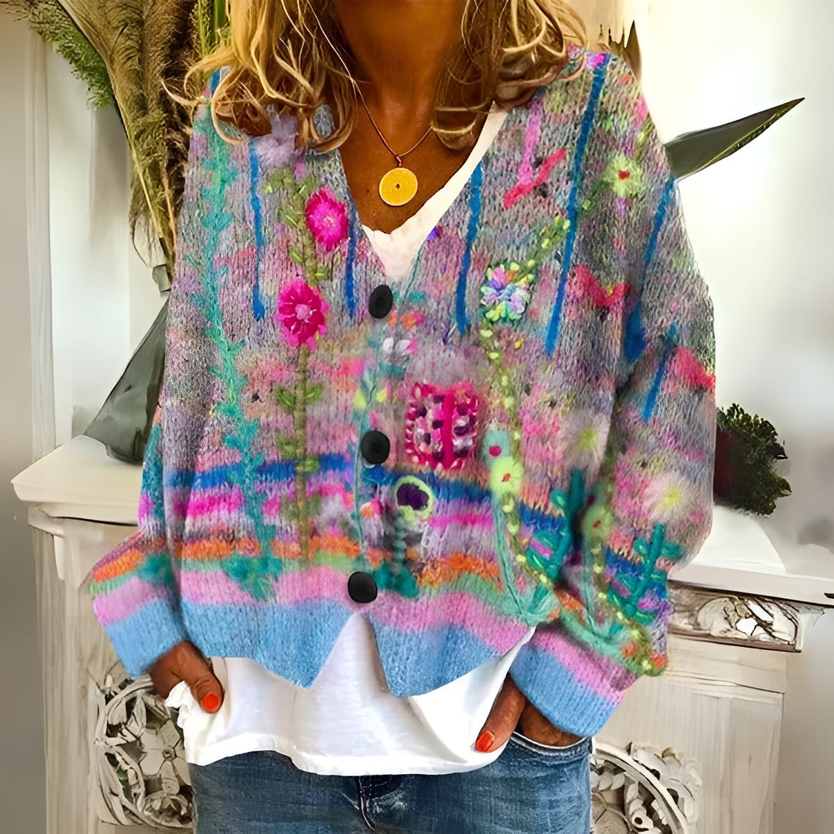 Anne | Floral Cardigan