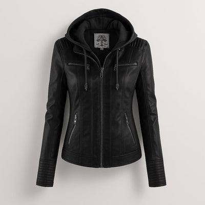 Briella | Weather-Resistant Leather Jacket for Women | Durable Style