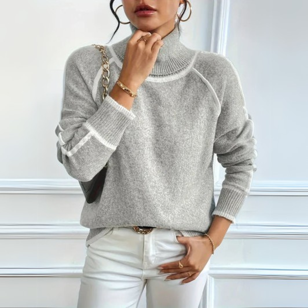 Aurora - Chic Turtleneck Knitwear