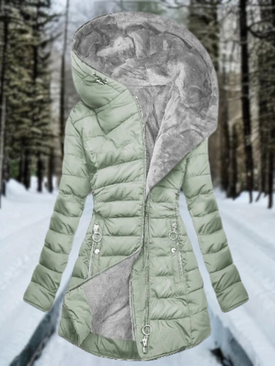 Vela | Warm Fuzzy Coat for Women