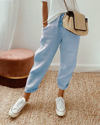 Angie - Casual & Elegant Anti-Sweat Linen Pants