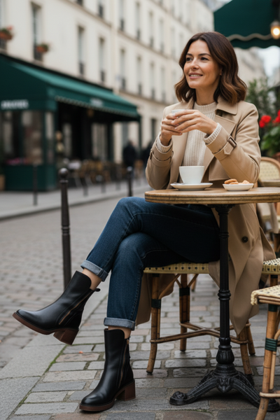 Jem | Orthopedic leather ankle boots