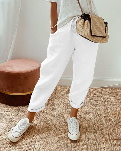 Angie - Casual & Elegant Anti-Sweat Linen Pants