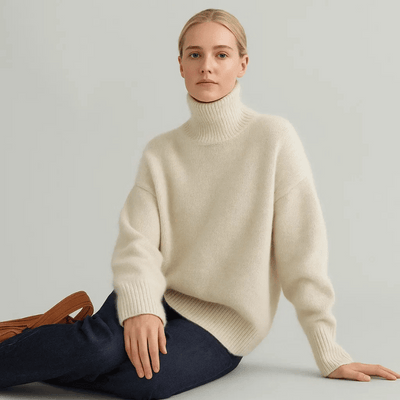 Amelie | Opulent Cashmere Blend Turtleneck Sweater