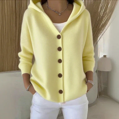 Felicia | Trendy Knit Cardigan with Hood