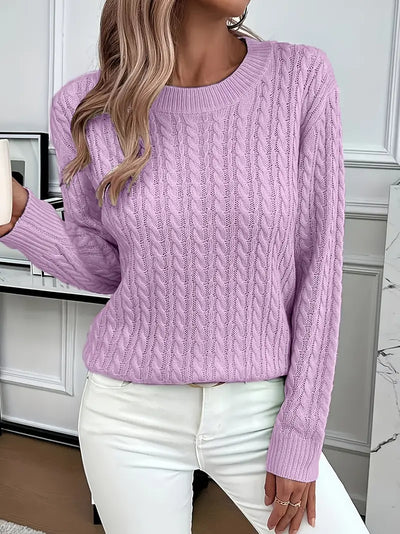 Brina | Ladies' Cable Knit Sweater