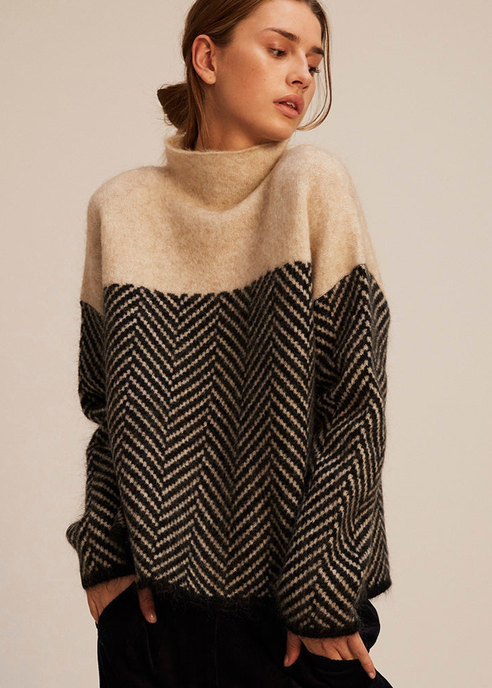Mailene | Cotton Turtleneck Sweater