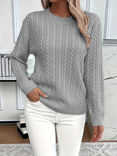 Brina | Ladies' Cable Knit Sweater