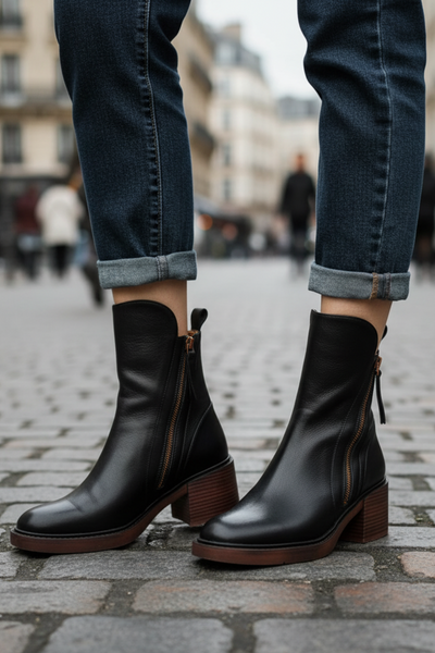 Jem | Orthopedic leather ankle boots