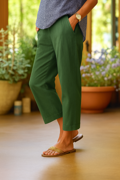 Brigida - Linen and Cotton Pants
