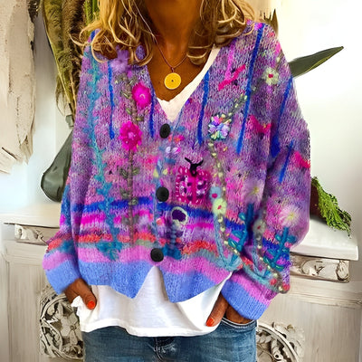 Anne | Floral Cardigan