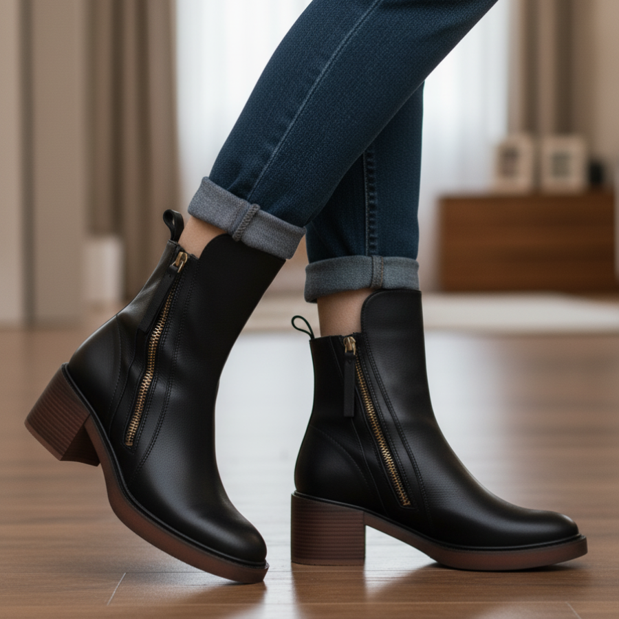 Jem | Orthopedic leather ankle boots