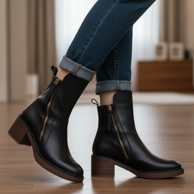 Jem | Orthopedic leather ankle boots
