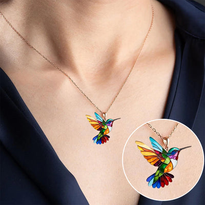 Ashley | Elegant Hummingbird Necklace