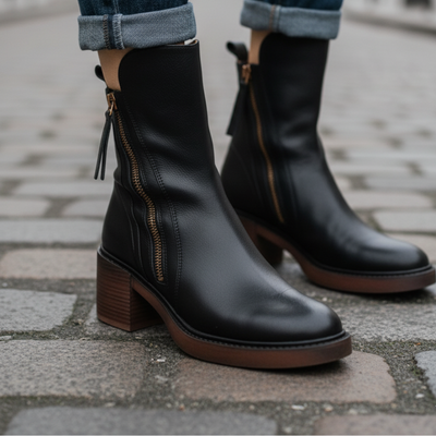 Jem | Orthopedic leather ankle boots