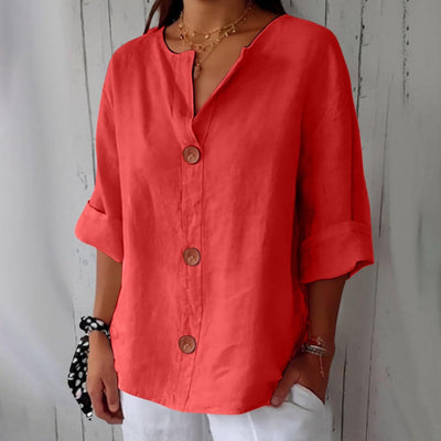 Riza - Casual Linen Blouse