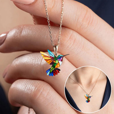 Ashley | Elegant Hummingbird Necklace