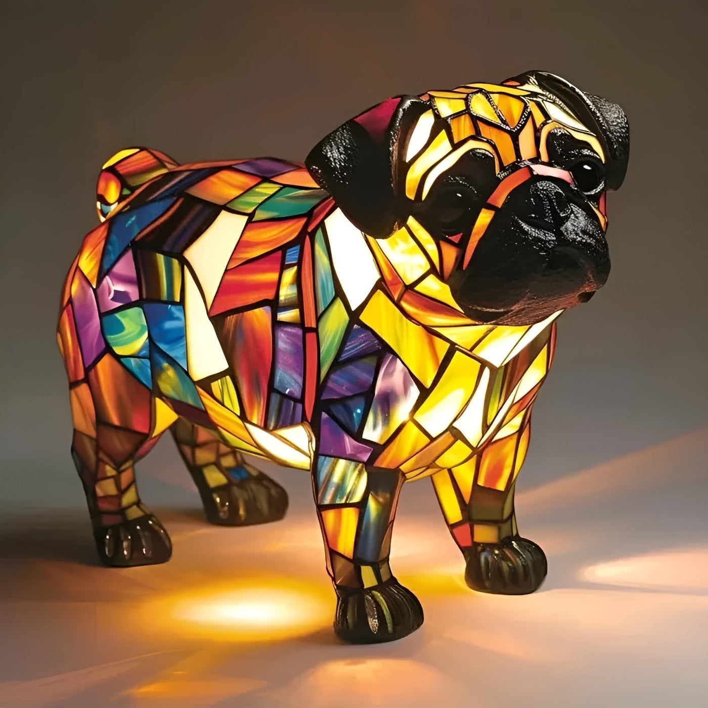Praline – Pug's Happiness Glow Lamp