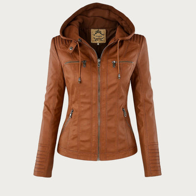 Euna | Robust and Elegant Leather Jacket