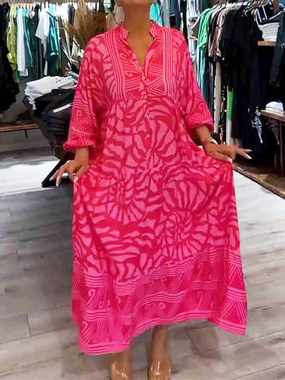 Avery | V-neck dress with print