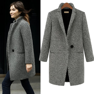 Elva | Long Wool Jacket