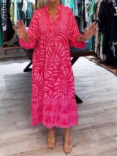Avery | V-neck dress with print