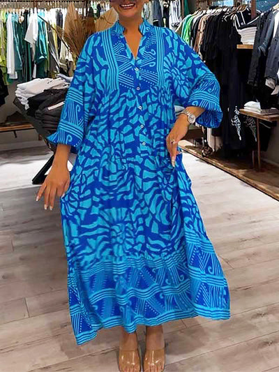 Avery | V-neck dress with print