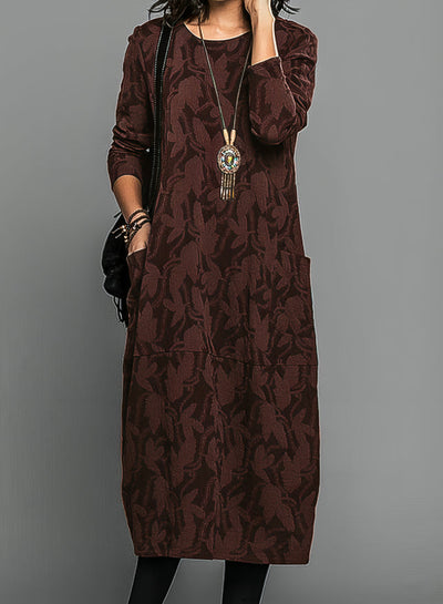 Lizzy | Warm winter dress with an elegant cut