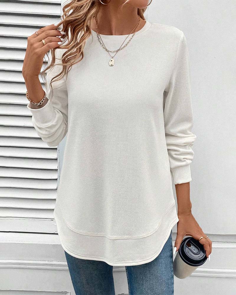 Alisa - Long Sleeve Comfortable Top