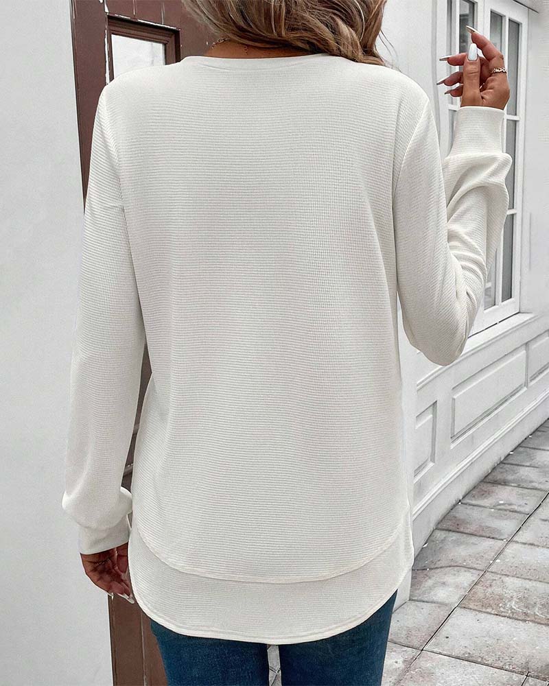 Alisa - Long Sleeve Comfortable Top