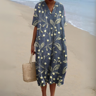 Audrey - Graceful Floral Gown