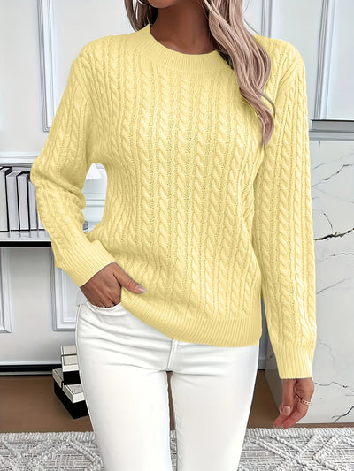 Brina | Ladies' Cable Knit Sweater