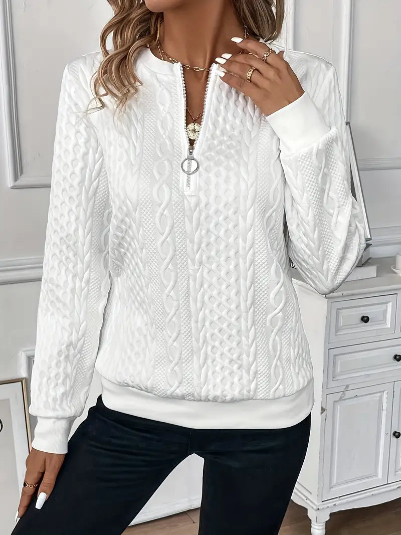Lucia - Elegant Zip Sweater