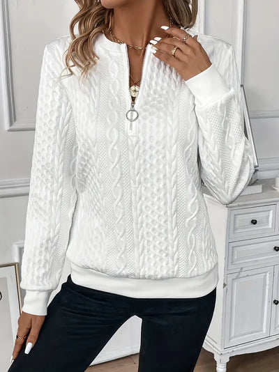 Lucia - Elegant Zip Sweater