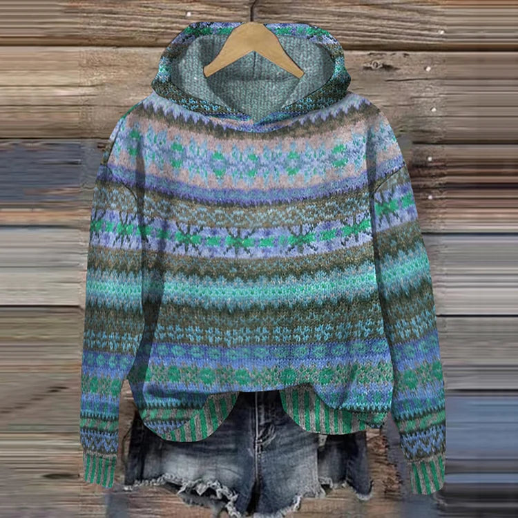 Ismara - Cozy Retro Hoodie