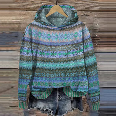Ismara - Cozy Retro Hoodie