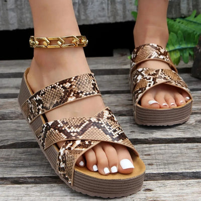 Abigail™ – Orthopedic Leather Strap Summer Sandals