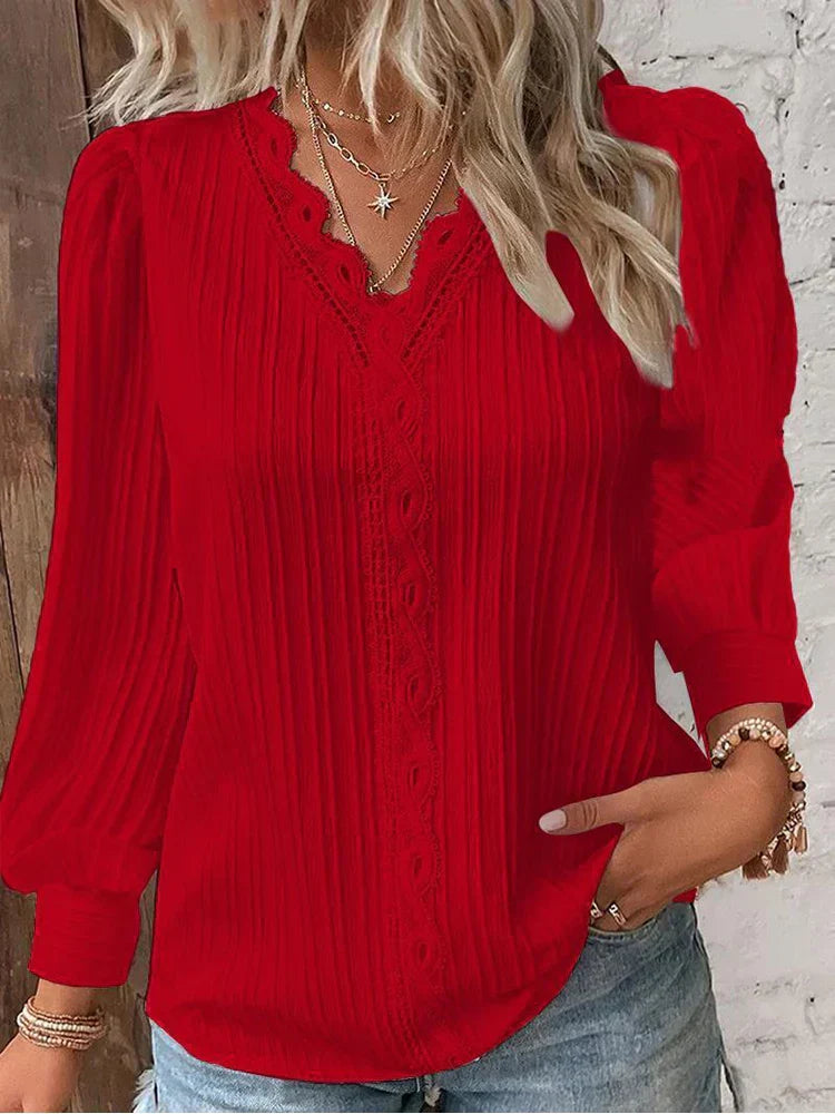 Lilly - Elegant Pleated Blouse