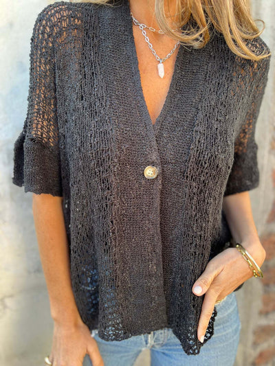 Claire™ | Knitted Open Cardigan